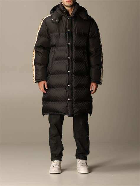 men's coat with gucci patches|gucci coat black men's.